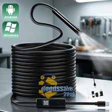 3in1 HD Borescope Endoscope For Android Cell Phone 6 LED Inspection Scope Camera