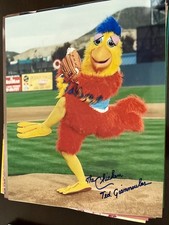 Ted Giannoulas San Diego Chicken mascot signed 8x10 photo