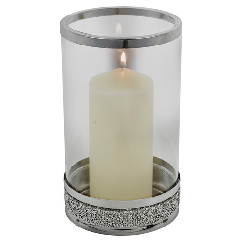 Bougie chauffe-plat en verre transparent support pilier base diamant décoration maison table de mariage - Photo 6/16
