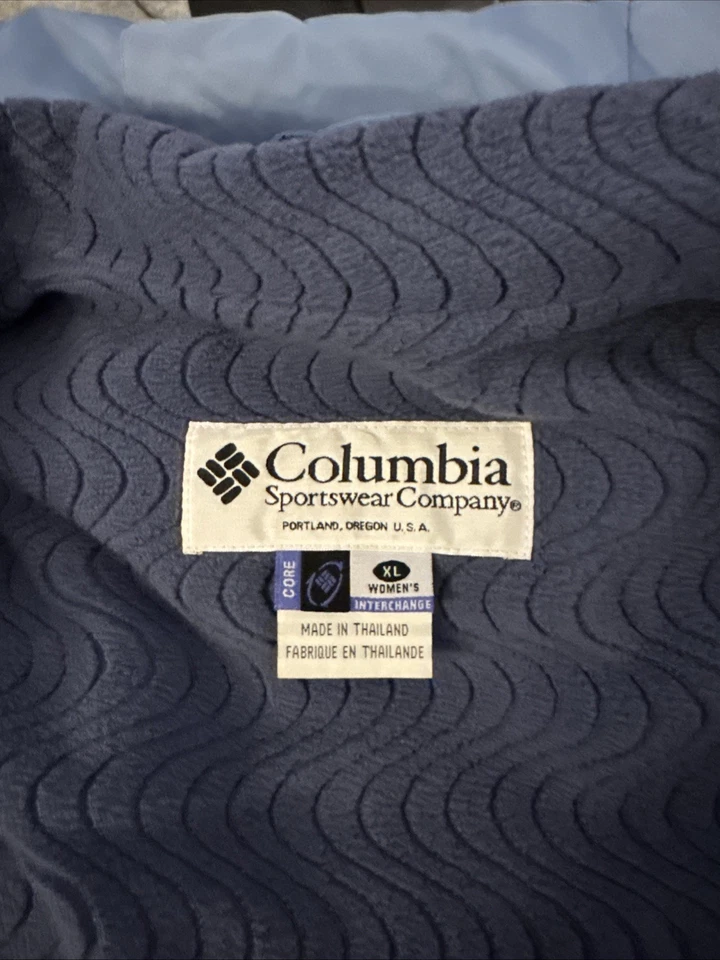 Columbia Chaqueta Mujer XL Interchange Capucha Impermeable Invierno Abrigo 3 en 1 Foto 3 de 4