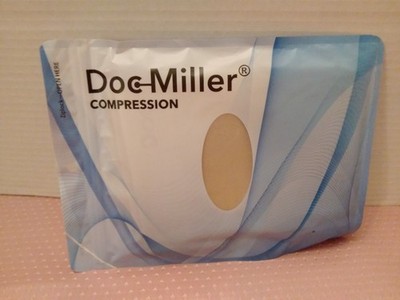 Doc Miller Open Toe Compression Socks 8-15mmHg Beige Large