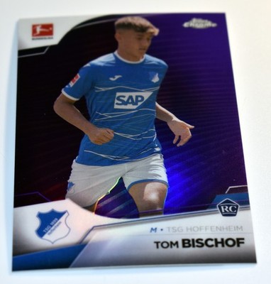 2022-23 Topps Chrome Bundesliga #44 Tom Bischof RC Purple Refractor /299