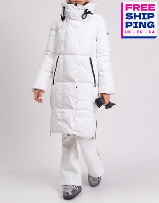 RRP  875 GOLDBERGH Olivia Down Puffer Jacket EU38 US8 UK10 M Polygiene Zipped