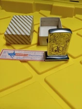 RARE NO. 19 MEDICAL ADVERTIZING PARK TABLE LIGHTER IN BOX