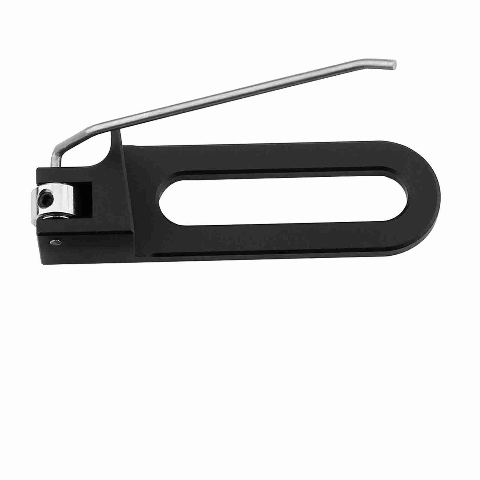 (Black)Aluminum Archery Recurve Bow Magnetic Rest For Right Hand LW