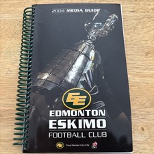 2004 Edmonton Eskimos Elks Media Guide Maas Mills Mobley