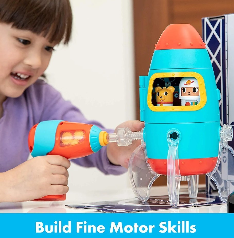 DESIGN & DRILL® Bolt Buddies® Rocket STEM Learning by Educational Insights NEW