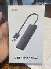 Acer 5-in-1 USB Hub 3.0 Black, 4 Ports ODK350 OPEN BOX