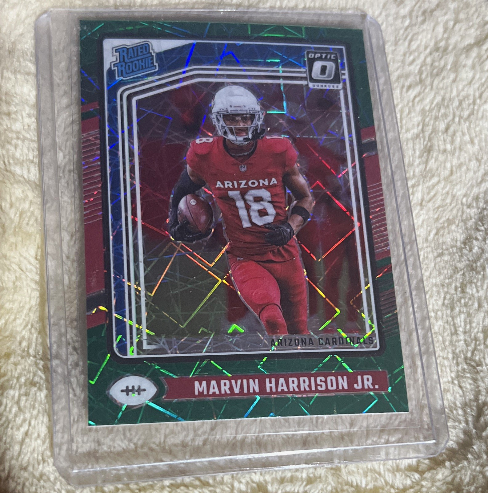 Panini 2024 Donruss Optic Rated Rookie Green Velocity Marvin Harrison Jr #276
