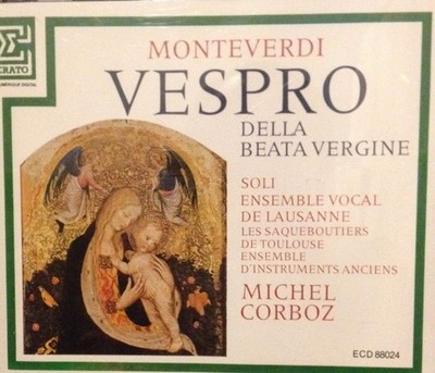 Ensemble Vocale De Lausanne; Monte, Vespro Della Beata Vergine Vespers, audioCD