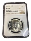 1970 D Kennedy Half Dollar 50C NGC MS 64 Denver Mint Coin 40% Silver