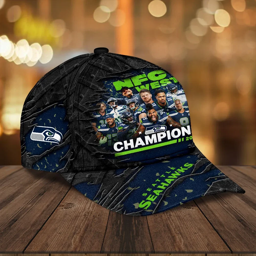 Seahawks 2025 NFC West Champions Classic Cap