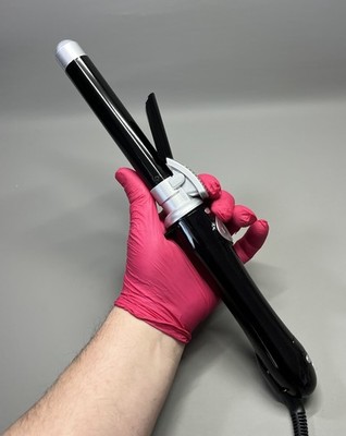 Automatischer Lockenstab Zange rotierend langer großer Schaft 25 mm für französische Wellen