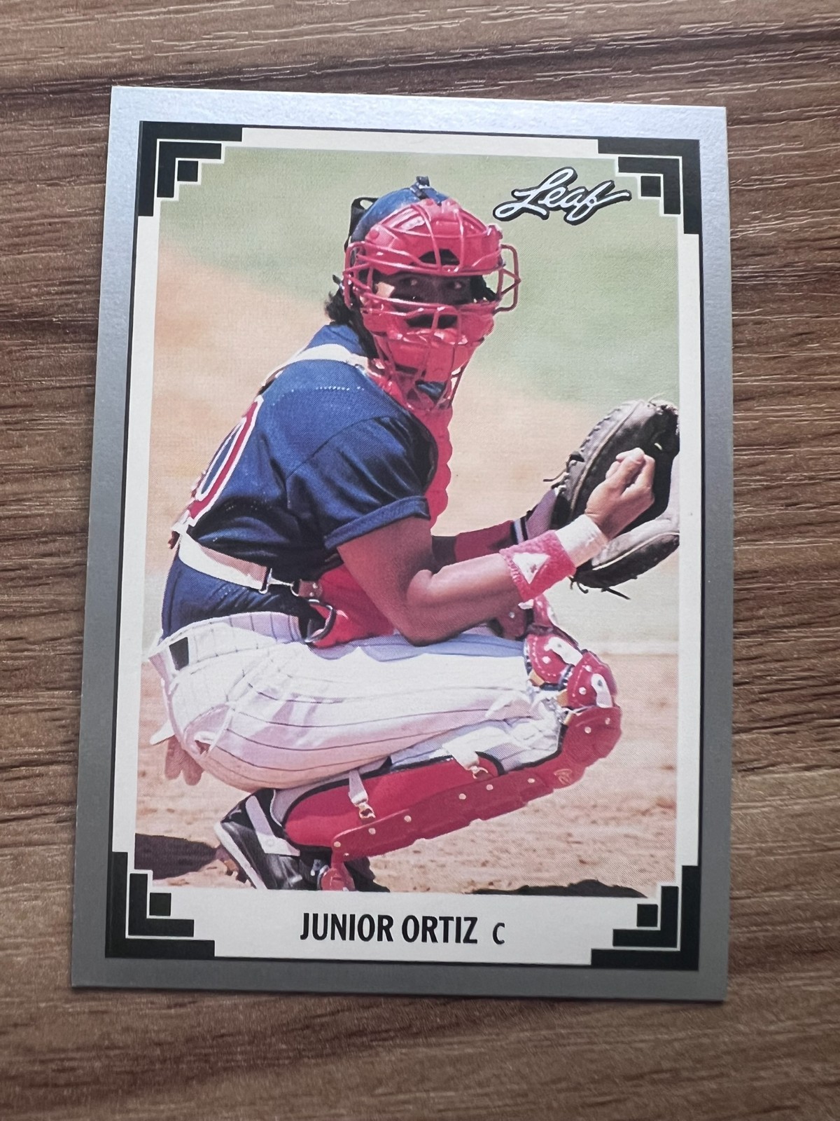 1991 Leaf - Junior Ortiz #498-Twins