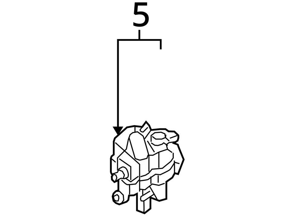 Coolant Reservoir Fits 01-12 ESCAPE 4233340 Foto 3 de 3