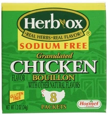 Herb-Ox Low Sodium Chicken Pockets, 1.2 Oz Ounce (Pack of 1) 