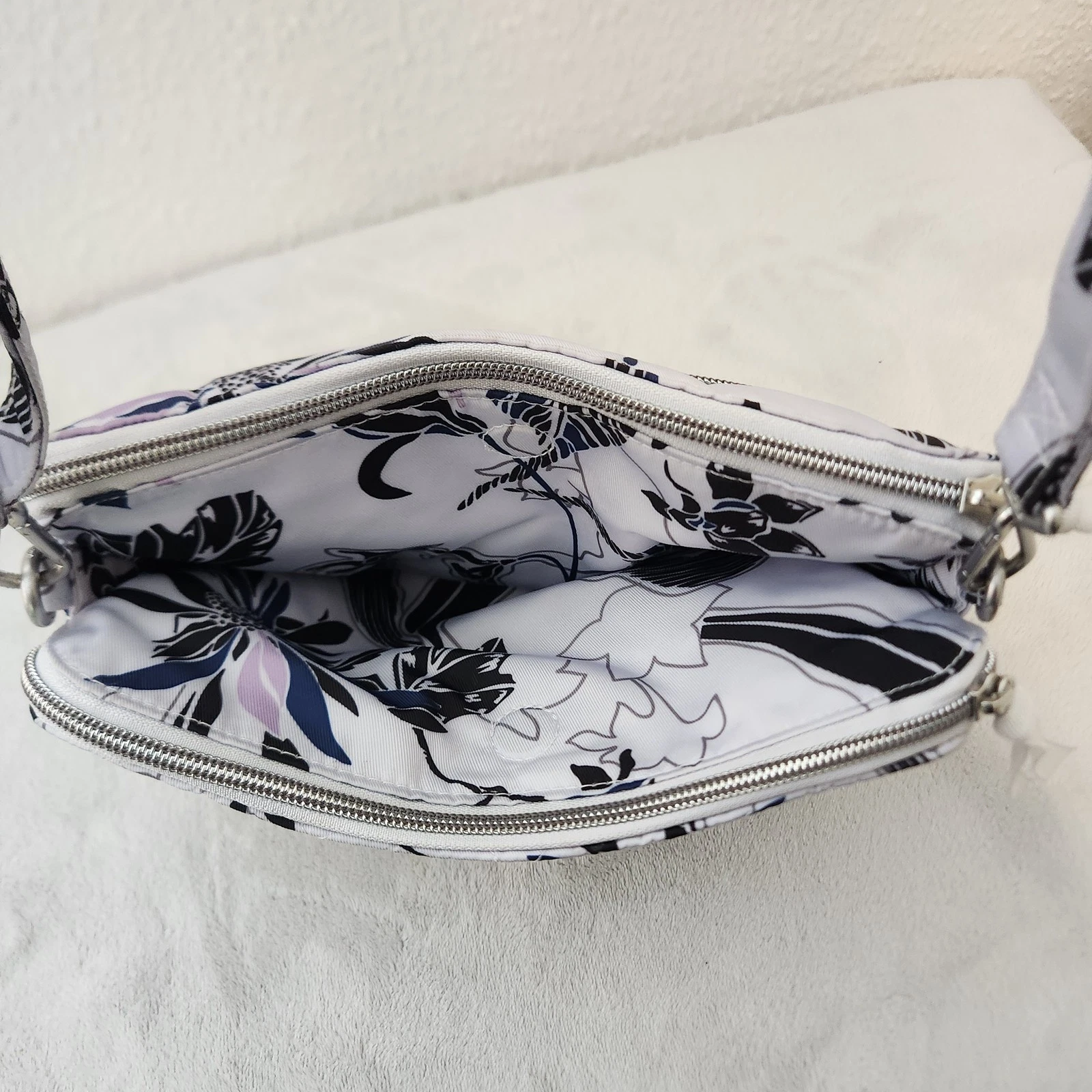 Borsa a tracolla Vera Bradley donna crepuscolare giardino trapuntata tracolla regolabile