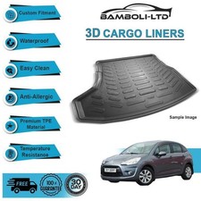 3D CARGO LINER BOOT LINER REAR TRUNK MAT FOR CITROEN C3 2010-UP SLIM SPARE TIRE