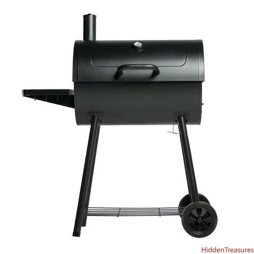 Charcoal Barrel Grill, Large Capacity, Smoker, New