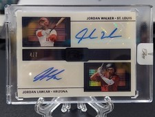 JORDAN WALKER / JORDAN LAWLAR 2023 Panini Three And Two Plus One Auto /7 Encased