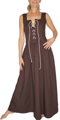 Mittelalter Kleid Kostüm DEFEKT Magd Bäuerin Celia Baumwolle Gr. 36 38 40 42