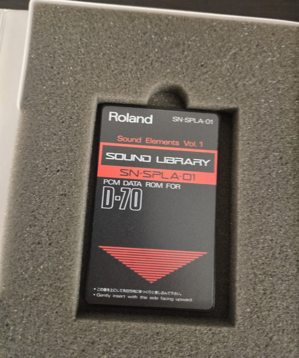 Roland SOUND ELEMENT VOL. 1 PCM Data Card SN-SPLA-01 for D-70 12 