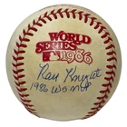 Ray Knight Signed Original 1986 World Series Baseball WS MVP Beckett Wit BAS COA