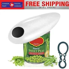Electric Commercial Can Opener Automatic Smooth Edge Stainless Steal