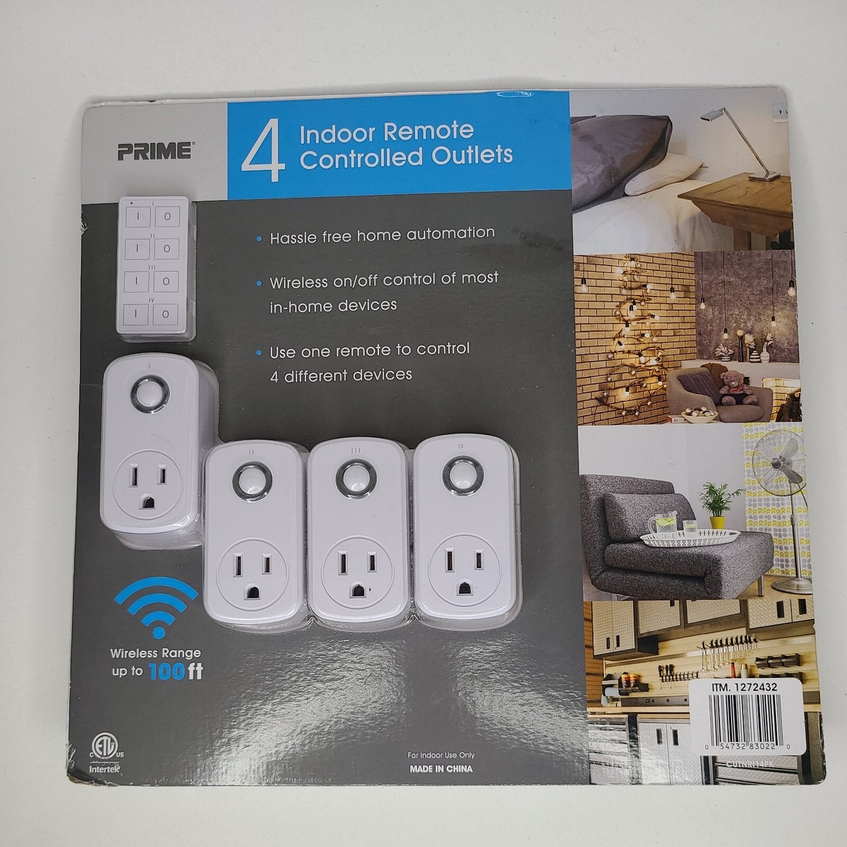 Internet Controlled Receptacle Status 3 Pack Remote Controlled Plug