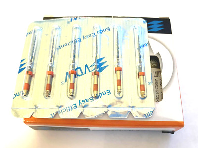 VDW RECIPROC BLUE NiTi Root Canal Files 25mm R25 1 Pkg of 6