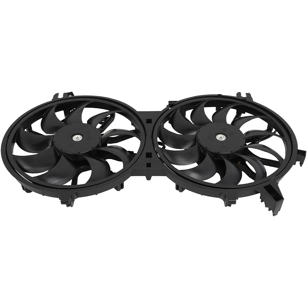 Radiator Condenser Cooling Fan Assembly For 2009-2020 Nissan 370Z 3.7L 3696CC V6