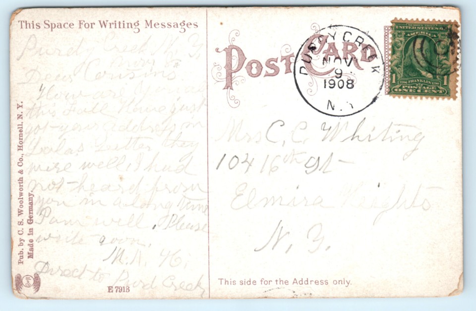 Sanitorium Hornell New York Postcard Building eBay