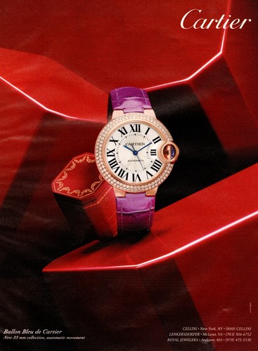 2014 magazine AD for CARTIER Watches 