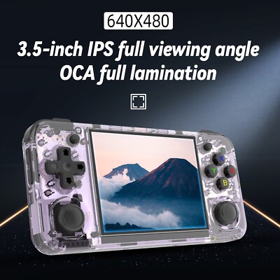 NEU- ANBERNIC RG35XX H Retro Handheld Spielkonsole  64GB, 4800 Spiele 