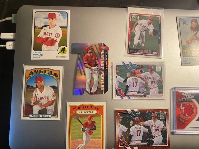 Mike Trout 2021 Topps Major League #MLM-MT - Angels Team Card SP 122/199 + 7 LOT - Image 2 of 4