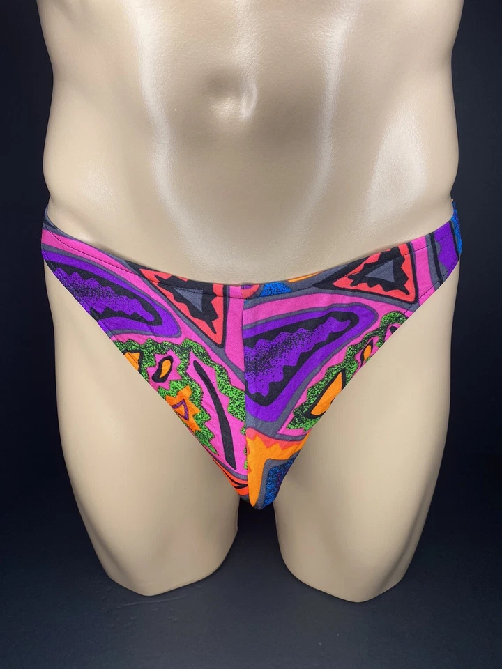 BIKINI TANGA UBER RARO SPEEDO MARDI GRAS - MEDIANO Foto 2 de 4