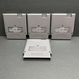 Lot of 4 Nintendo NES Games Mario Brothers Wrath Of The Black Manta Tested