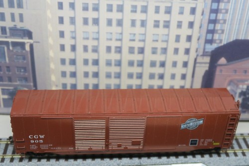 BLUEPRINT HO #1113 CNW CGW 905 50' DD BOX CAR! WITH KD'S! PLS READ! - Picture 4 of 23