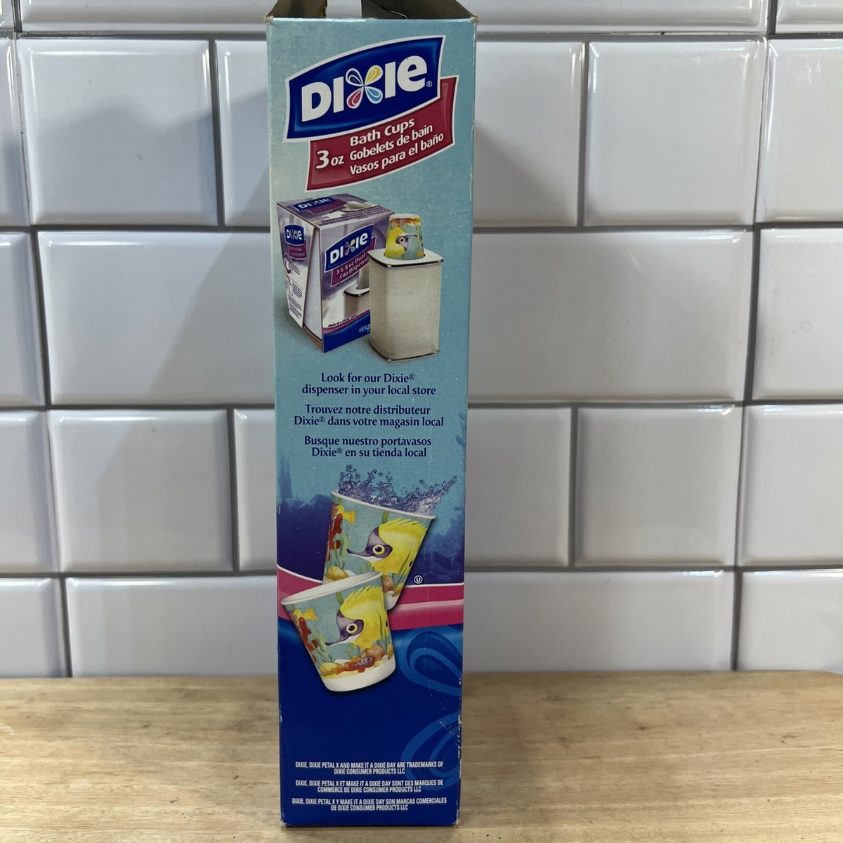 Vintage Dixie Discontinued 3oz. Bath Cups Refill Wax Open Box (191
