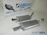 Imasaf Auspuffset Mitteltopf+Endntopf für Audi 100+Avant 2.0+2.0 E (C4)1990-1994