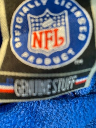 NFL Boys Reversible New York Giants Jacket Red and Blue Size L 14-16 - Picture 8 of 9