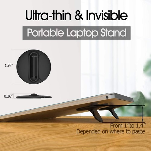 Mini Laptop Stand Foldable Ventilated Portable Riser for Notebook Computers - Picture 5 of 10
