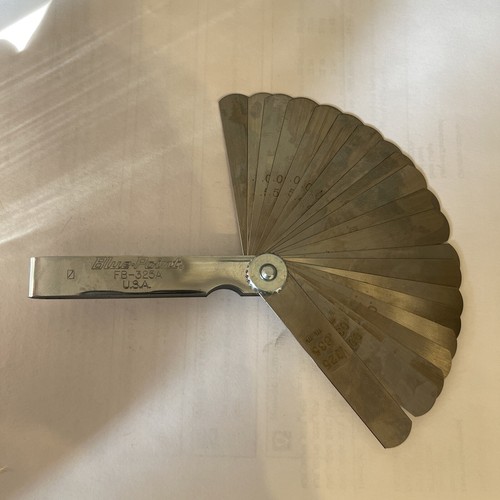 Blue Point feeler gauge 25 Blades Metric And Inches NEW eBay