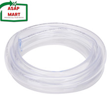 DERNORD PVC Tubing 1/2"ID X 5/8"OD Flexible Clear Vinyl Hose 5 Feet for Food Gra