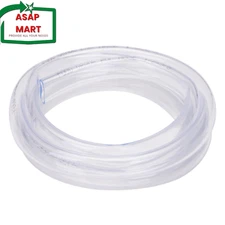 DERNORD PVC Tubing 1/2"ID X 5/8"OD Flexible Clear Vinyl Hose 5 Feet for Food Gra
