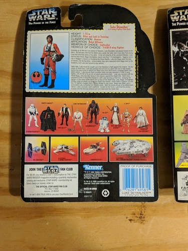 Luke Skywalker X-Wing Death Star Gunner Star Wars Power of the Force ungeöffnet - Bild 5 von 12
