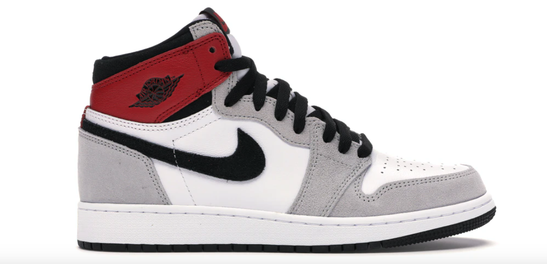 Nike AIR Jordan 1 Retro High Light Smoke Grey (GS) 575441-126 Big