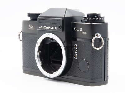 Leica Leicaflex SL2 MOT Black SLR 35mm Film Camera In Very Leica Leicaflex SL2 MOT Black SLR 35mm Film Camera In Very