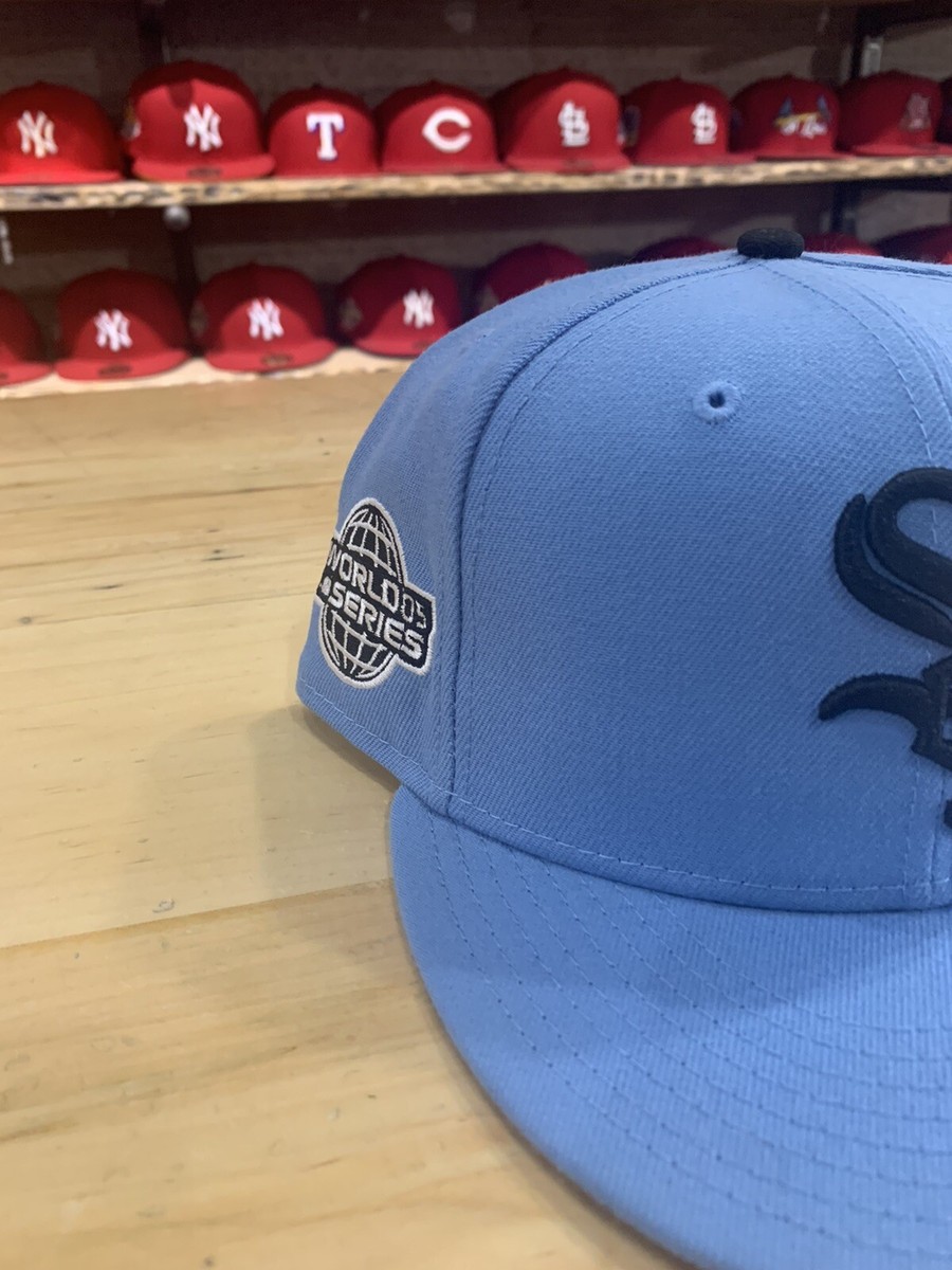 帽子 CFIERCE PRINTED HAT BLUE ST. LOUIS BLUES NEW LOGO 5950 FITTED HAT - AIR FORCE BLUE
