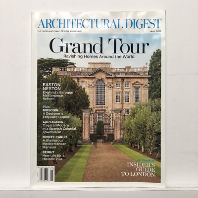 Architectural Digest Magazine May 2012 Issue Grand Tour